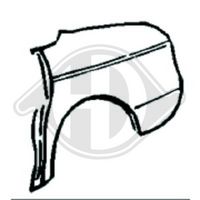 DIEDERICHS 1611036 - Listón embellecedor/protector, panel lateral