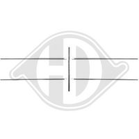 DIEDERICHS 1620044 - Listón embellecedor/protector, panal de radiador