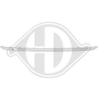 DIEDERICHS 1692166 - Listón embellecedor/protector, parachoques