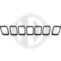 DIEDERICHS 2680141 - Listón embellecedor/protector, panal de radiador