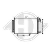 DIEDERICHS DCC1640 - Condensador, aire acondicionado - DIEDERICHS Climate