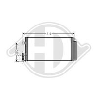 DIEDERICHS DCC1624 - Condensador, aire acondicionado - DIEDERICHS Climate