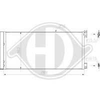 DIEDERICHS DCC1955 - Condensador, aire acondicionado - DIEDERICHS Climate
