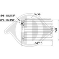 DIEDERICHS DCC1997 - Condensador, aire acondicionado - DIEDERICHS Climate
