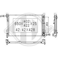 DIEDERICHS DCM2386 - Radiador, refrigeración del motor