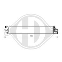DIEDERICHS DCM2966 - Radiador, refrigeración del motor - DIEDERICHS Climate