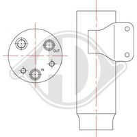 DIEDERICHS DCT1090 - Filtro deshidratante, aire acondicionado - DIEDERICHS Climate