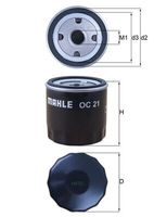 MAHLE OC 21 - Filtro de aceite