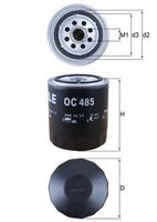 MAHLE OC485 - Filtro de aceite