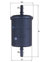 MAHLE KL248 - Filtro combustible