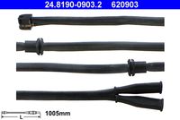 ATE 24.8190-0903.2 - Contacto de aviso, desgaste de los frenos