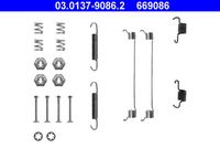 ATE 669086 - Juego de accesorios, zapatas de freno