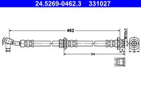 ATE 331027 - Tubo flexible de frenos