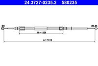 ATE 580235 - Cable de accionamiento, freno de estacionamiento