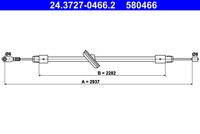 ATE 580466 - Cable de accionamiento, freno de estacionamiento