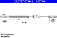 ATE 580746 - Cable de accionamiento, freno de estacionamiento