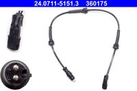 ATE 360175 - Sensor, revoluciones de la rueda