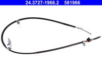 ATE 24.3727-1966.2 - Cable de accionamiento, freno de estacionamiento