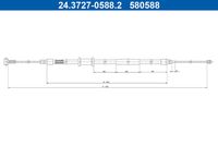 ATE 580588 - Cable de accionamiento, freno de estacionamiento