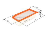 BOSCH F026400343 - Filtro de aire