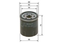 BOSCH 0451103292 - Filtro de aceite