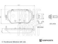 BLUE PRINT ADBP420076 - Juego de pastillas de freno