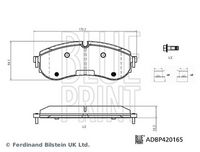 BLUE PRINT ADBP420165 - Juego de pastillas de freno