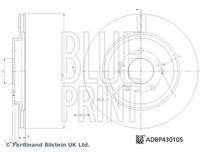 BLUE PRINT ADBP430105 - Disco de freno
