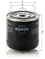 MANN-FILTER W 920/17 - Filtro de aceite
