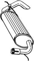 BOSAL 211-395 - Silenciador posterior
