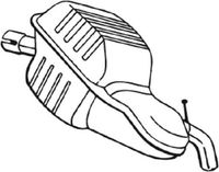 BOSAL 235-001 - Silenciador posterior