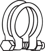 BOSAL 250-362 - Pieza de fijación, sistema de escape