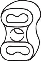 BOSAL 255-949 - Soporte, sistema de escape