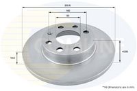 COMLINE ADC1101 - Disco de freno