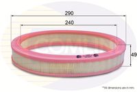 COMLINE EAF014 - Filtro de aire