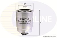 COMLINE EFF038 - Filtro combustible