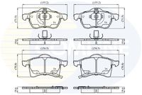 COMLINE CBP3583 - Juego de pastillas de freno