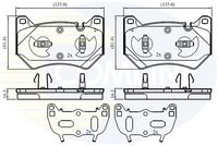 COMLINE CBP02778 - Juego de pastillas de freno