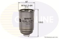 COMLINE EFF079 - Filtro combustible