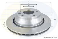 COMLINE ADC1472V - Disco de freno - COATED
