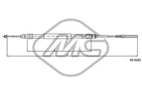 Metalcaucho 80660 - Cable de accionamiento, freno de estacionamiento