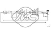 Metalcaucho 80919 - Árbol flexible del velocímetro