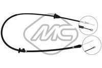 Metalcaucho 83572 - Cable de accionamiento, freno de estacionamiento