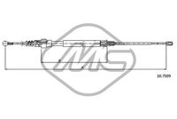 Metalcaucho 83746 - Cable de accionamiento, freno de estacionamiento