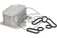 Metalcaucho 39037 - Radiador de aceite, aceite motor