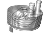 Metalcaucho 06398 - Radiador de aceite, aceite motor