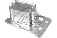 Metalcaucho 38942 - Radiador de aceite, aceite motor