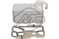 Metalcaucho 38972 - Radiador de aceite, aceite motor