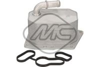 Metalcaucho 39072 - Radiador de aceite, aceite motor