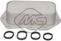 Metalcaucho 39606 - Radiador de aceite, aceite motor